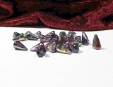 20 Spike Beads Magic Colour Magic Colour Magic Orchid 5x8mm