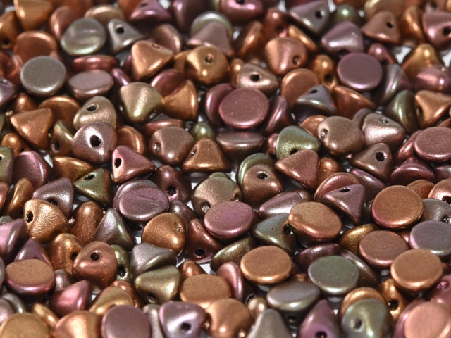 50 Button Bead® Purple Iris Gold