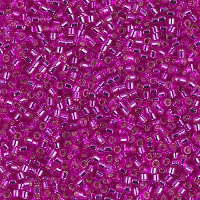 5g Miyuki Dyed silverlined Fuchsia DB1340 5g Miyuki Dyed silverlined Fuchsia DB1340