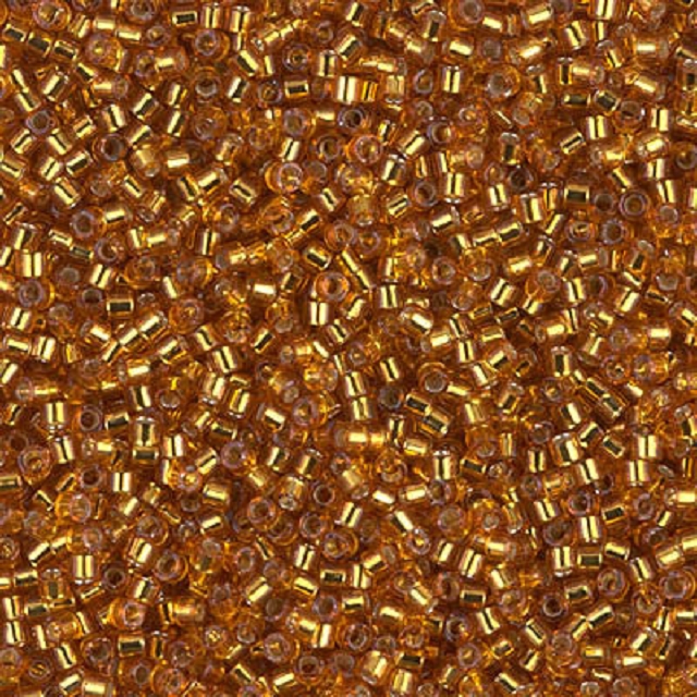 5g Miyuki Silver Lined Marigold DB1201 5g Miyuki Silver Lined Marigold DB1201