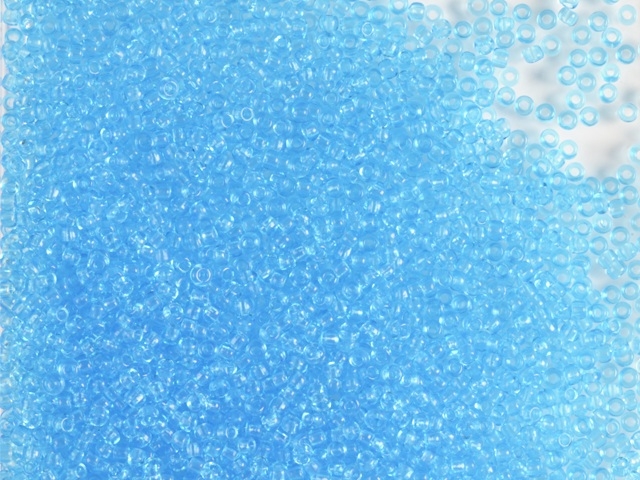50g Rocailles 11/0 Aquamarine 50g Rocailles 11/0 Aquamarine